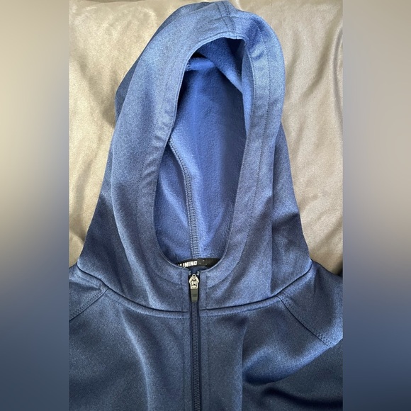 Tek Gear Men’s Navy Blue Training Performance Wear Zippered Hoodie; Size L - Picture 3 of 9